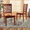 Baxton Studio Caron Modern and Contemporary Transitional Walnut Brown Finished Wood 2-Piece Dining Chair Set 180-11431-Zoro - alternate 7